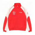 Asics Herre grafisk træningsdragt Topjakke Medium Rød Colourblock Polyester