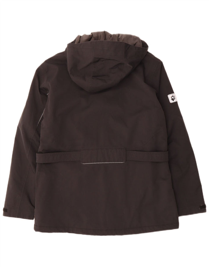 JACK WOLFSKIN Vindjakke med hætte til kvinder UK 14/16 Large Black