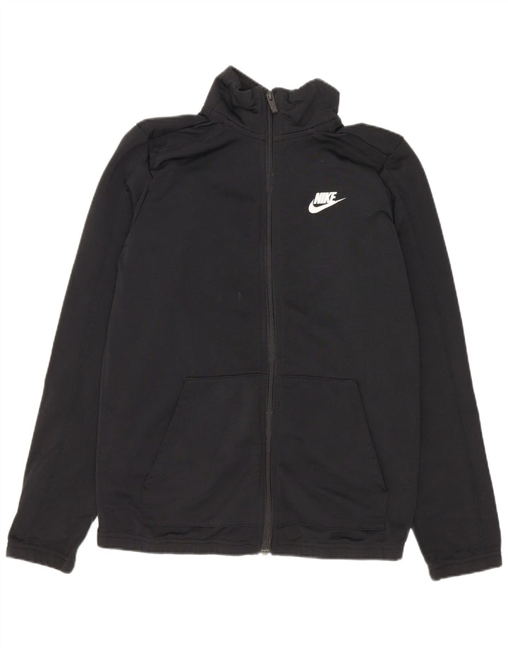 Nike Træningsdragt Topjakke til drenge 12-13 år Stor sort polyester