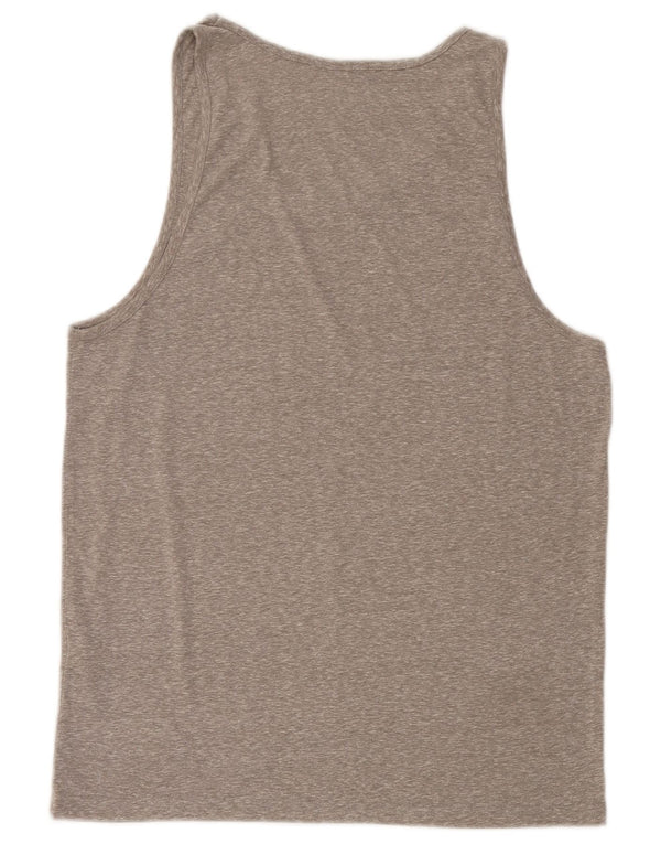 Jack & Jones Herre T-Shirt Top Stor grå Flecked Polyester