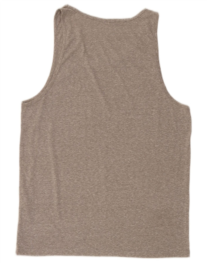 Jack & Jones Herre T-Shirt Top Stor grå Flecked Polyester