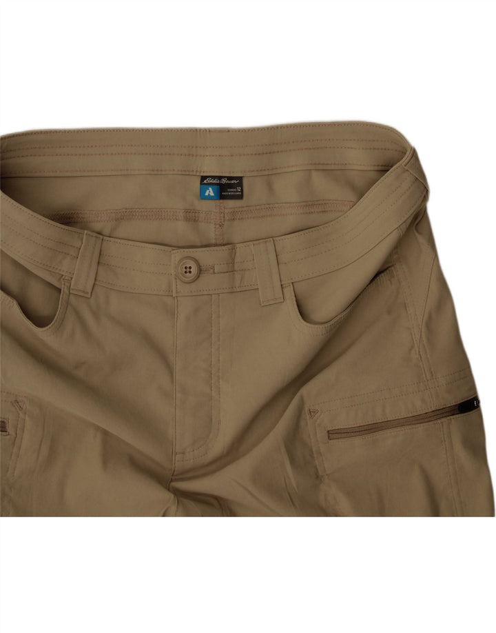 EDDIE BAUER Womens Cargo Shorts US 12 Large W32  Beige Nylon Vintage Eddie Bauer and Second-Hand Eddie Bauer from Messina Hembry 