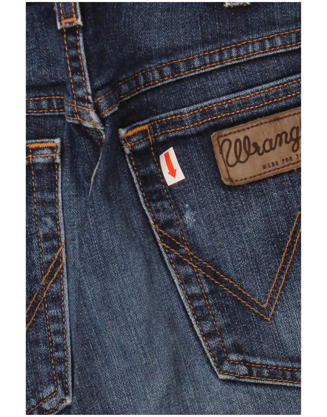 WRANGLER Herre Texas Stretch Straight Jeans W32 L32 Blå Bomuld
