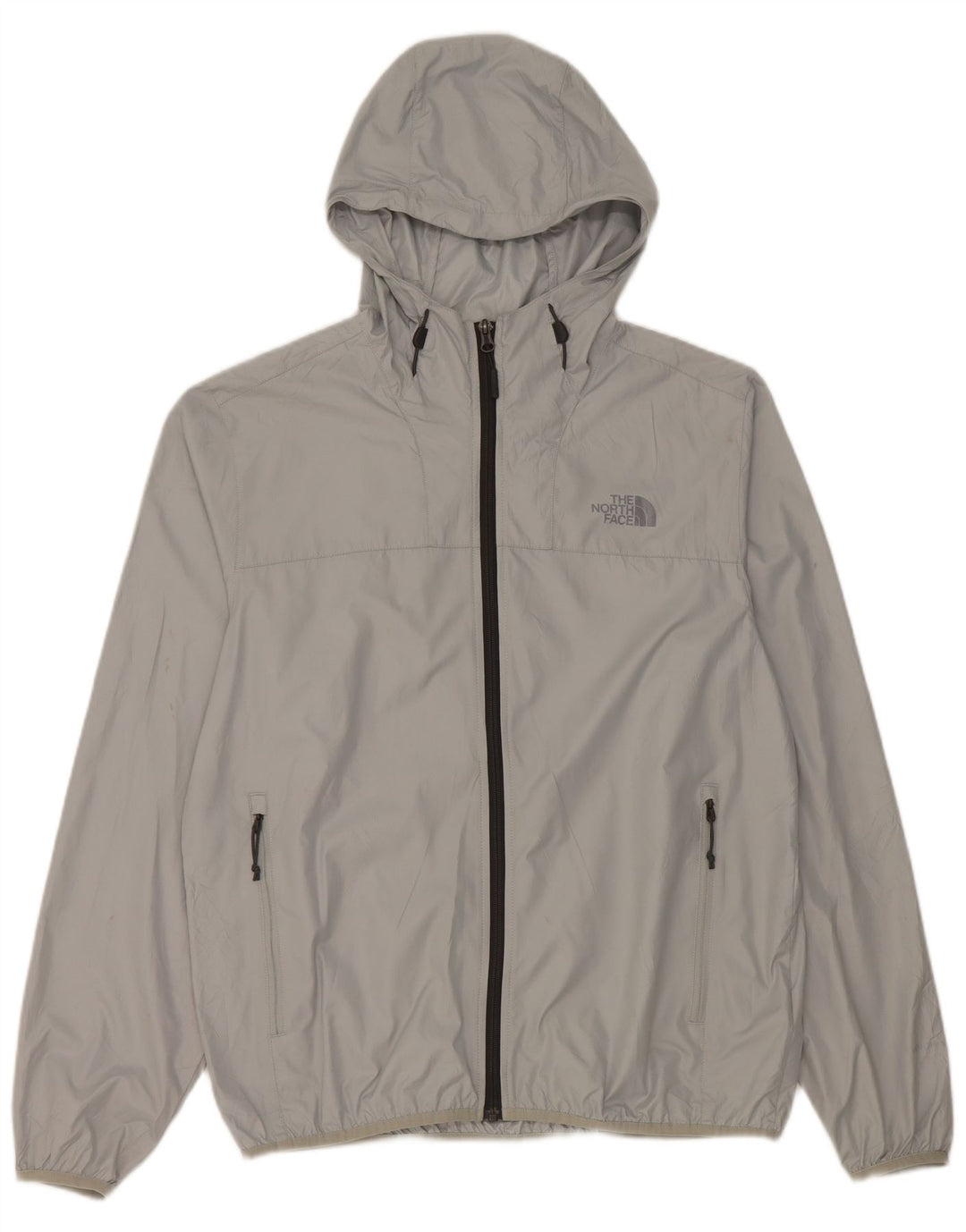 The North Face Regnjakke med hætte til mænd UK 38 Medium Grey Polyester