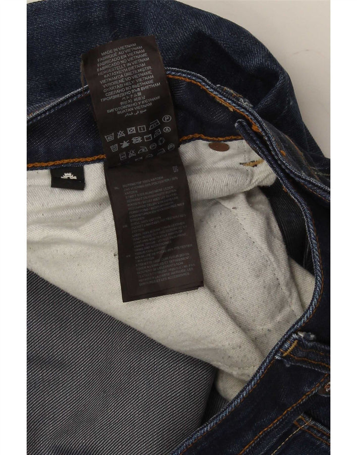G-Star Straight Jeans til mænd W34 L34 Marineblå Bomuld