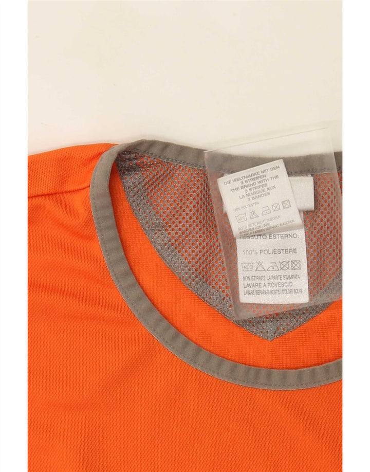 Adidas Herre T-Shirt Top Lille Orange Polyester