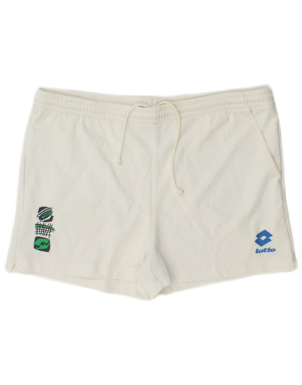 LOTTO Drenge Grafiske Sportsshorts 15-16 År 3XL Hvid Polyester