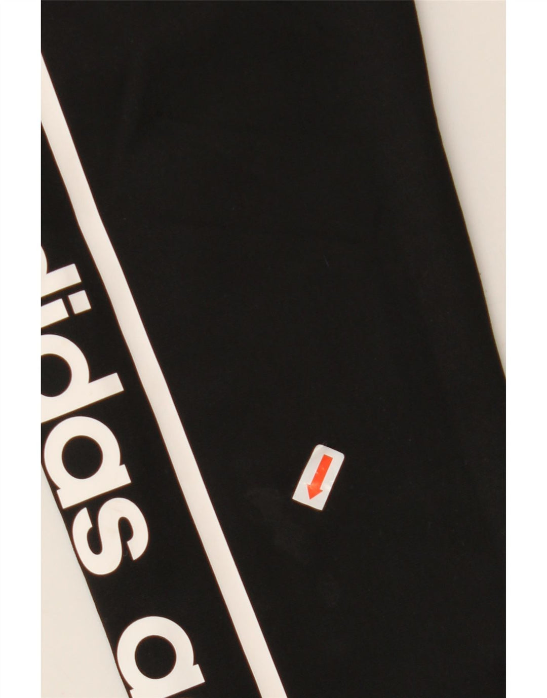 Adidas Dame Oversized grafisk hættetrøje Jumper UK 8/10 Small Black Polyester