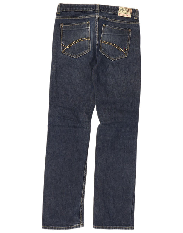 Tommy Hilfiger drenge lige jeans 15-16 år W30 L31 marineblå bomuld