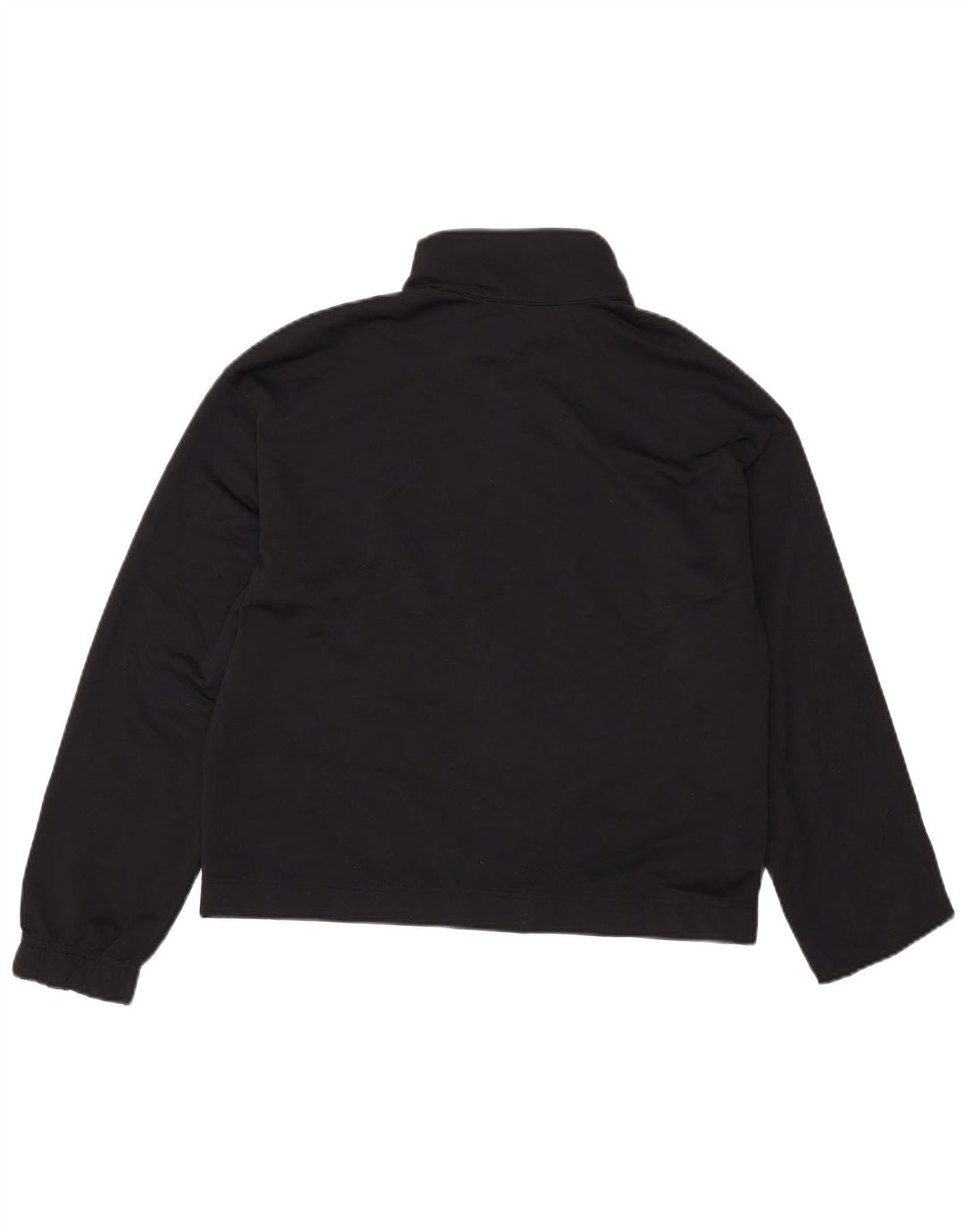 NIKE træningsdragt topjakke til kvinder UK 14 Medium Sort Polyester