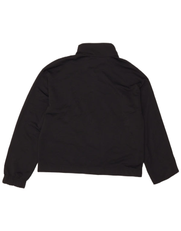 NIKE træningsdragt topjakke til kvinder UK 14 Medium Sort Polyester