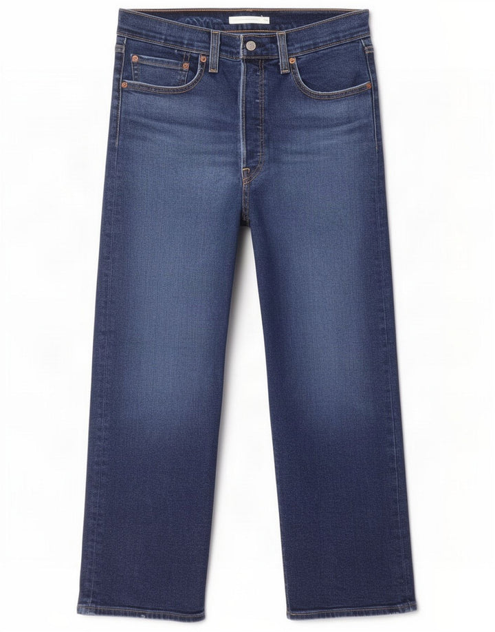 Levi's Dame Ribcage Straight Jeans W30 L26 Blue