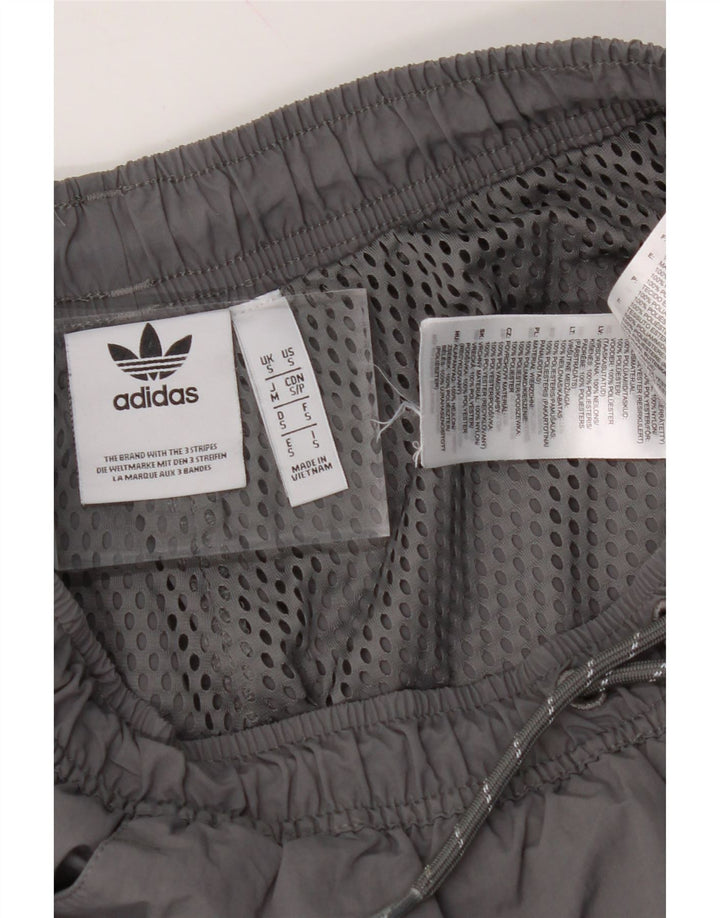 ADIDAS Mens Sport Shorts Small Grey Nylon Vintage Adidas and Second-Hand Adidas from Messina Hembry 