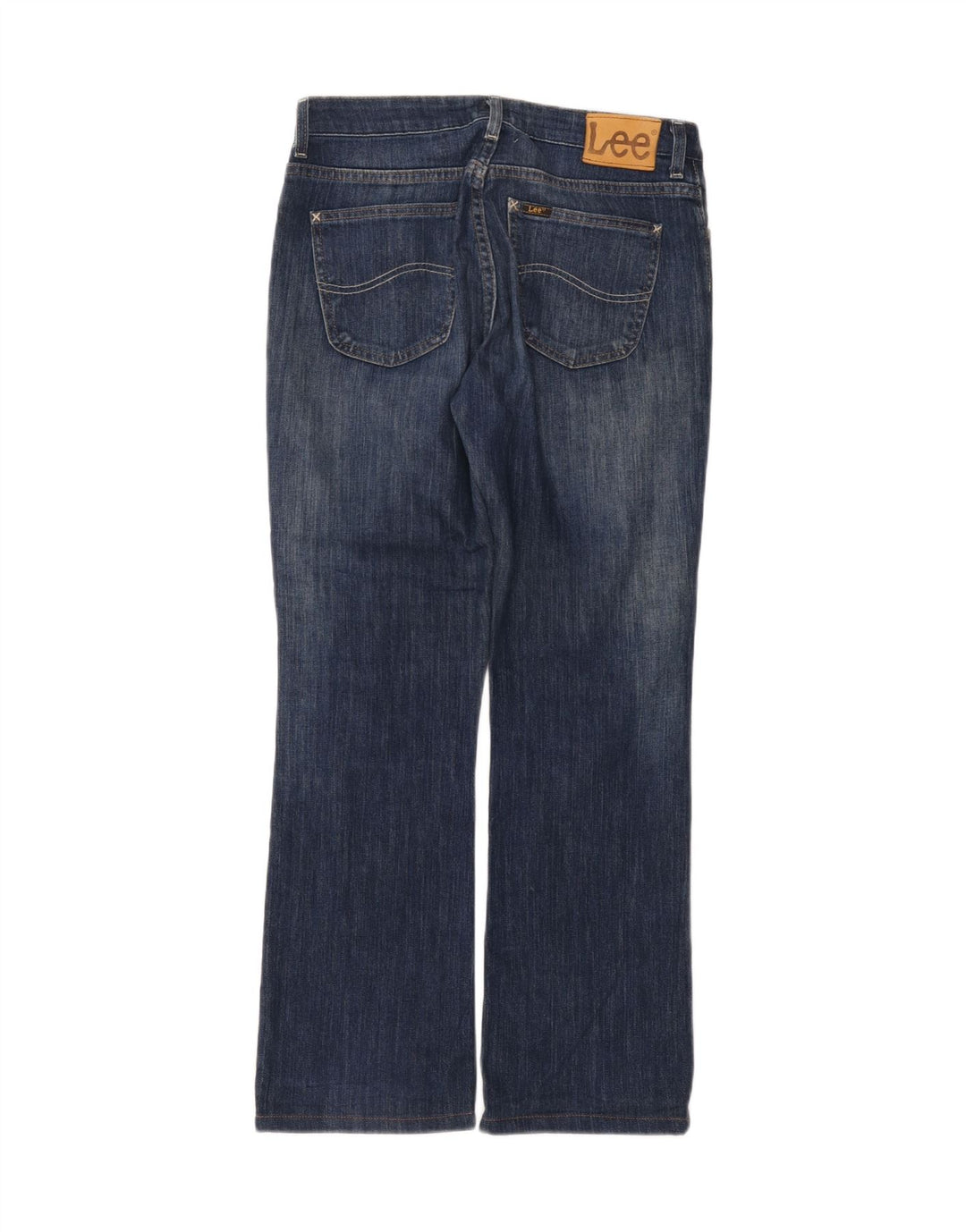 Lee Dame Cameron Straight Jeans W32 L29 Marineblå Bomuld