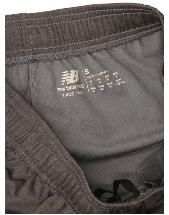 New Balance Sportsshorts til mænd, små grå flækkede polyester