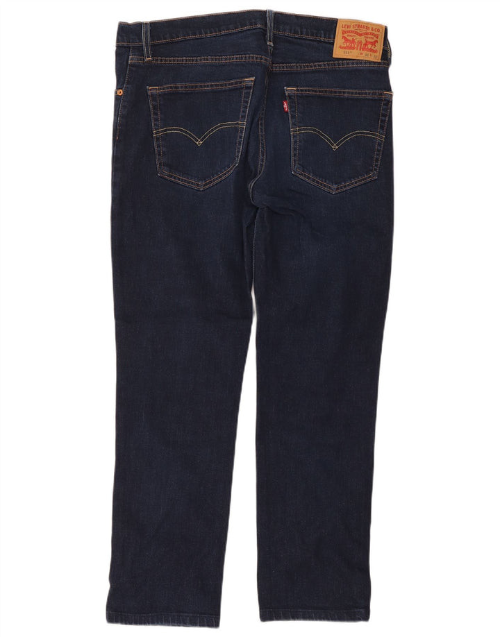 Levi's Herre 511 Slim Jeans W36 L32 Marineblå Bomuld