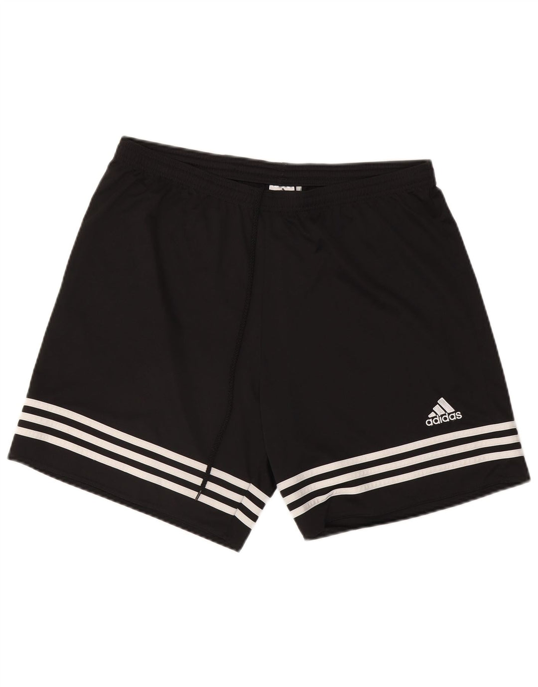 Adidas Herre Sportshorts XL Sortstribet Polyester Sports