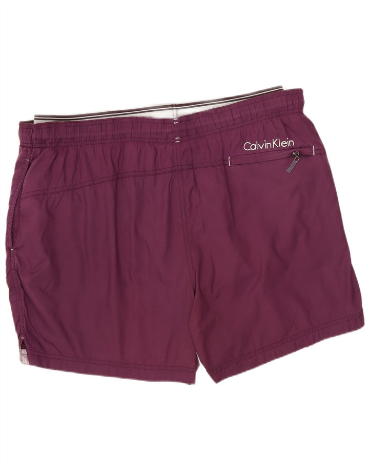 Calvin Klein Badeshorts til mænd store lilla nylon