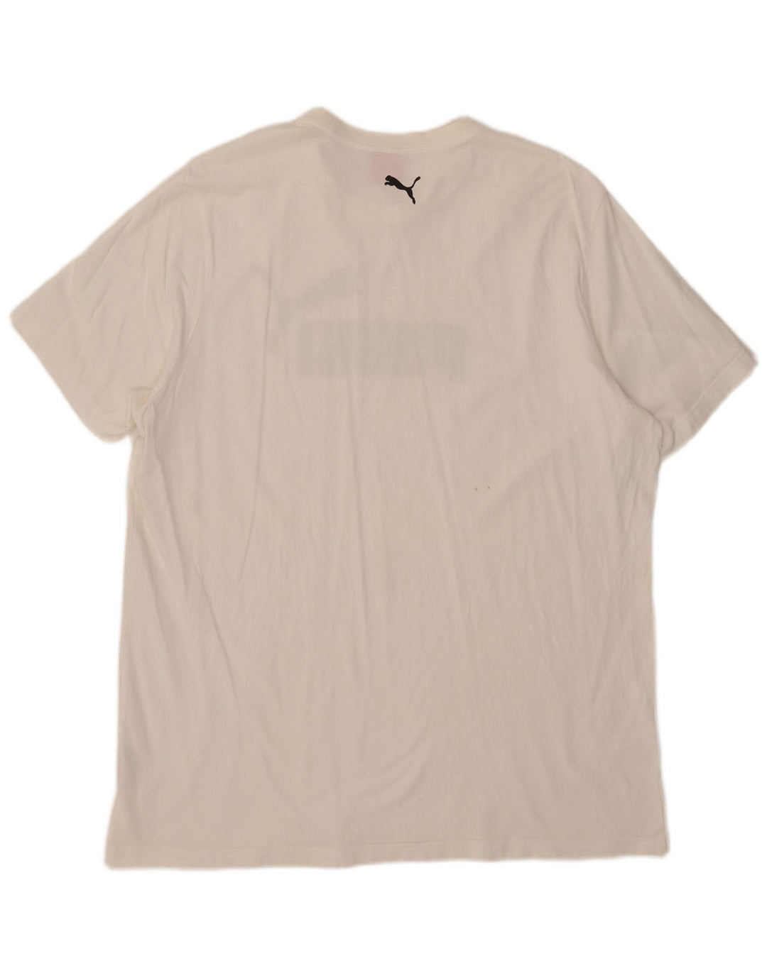 Puma Herre Grafisk T-Shirt Top 2XL Hvid