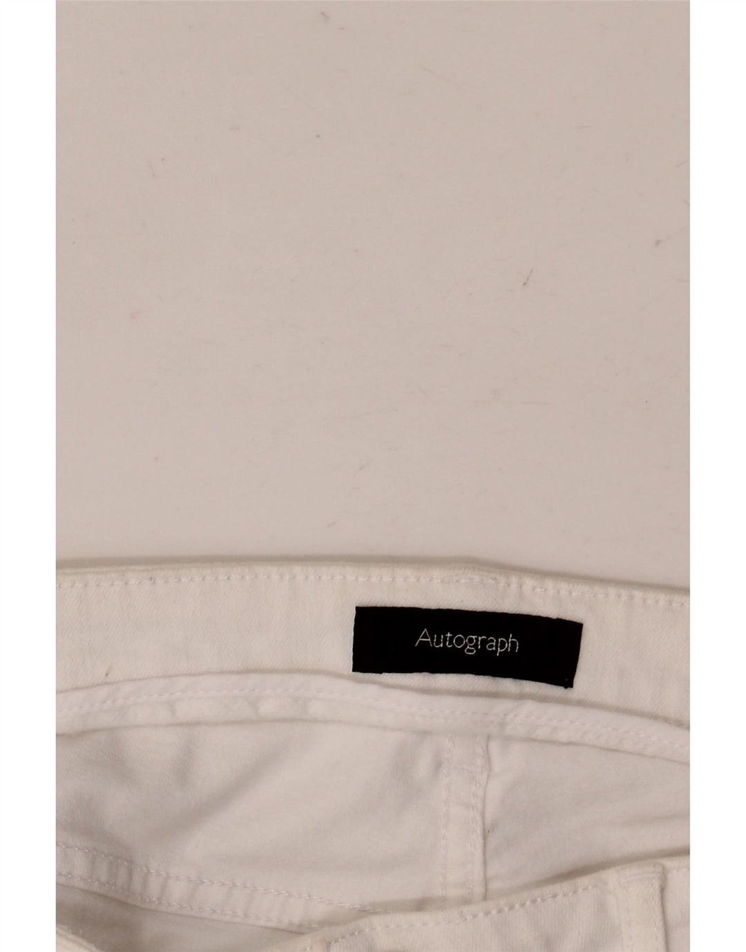 MARKS & SPENCER Dame Autograf Skinny Jeans W34 L28 Hvid