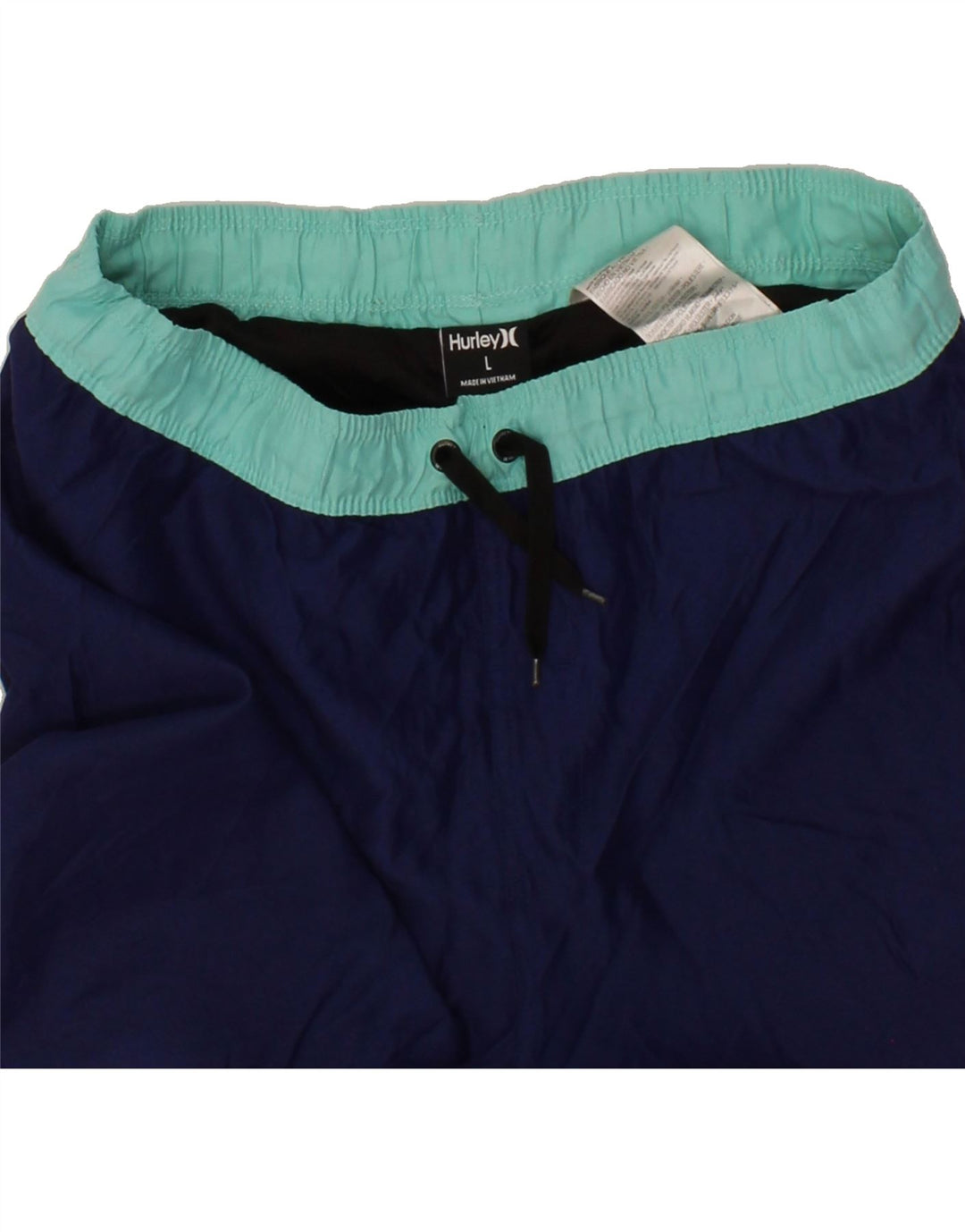HURLEY Boys Graphic Sport Shorts 13-14 Years Large Navy Blue Polyester Vintage Hurley and Second-Hand Hurley from Messina Hembry 