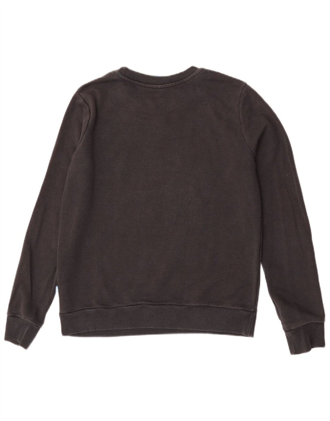 Adidas Graphic Sweatshirt Jumper UK 10 Small Black Bomuld