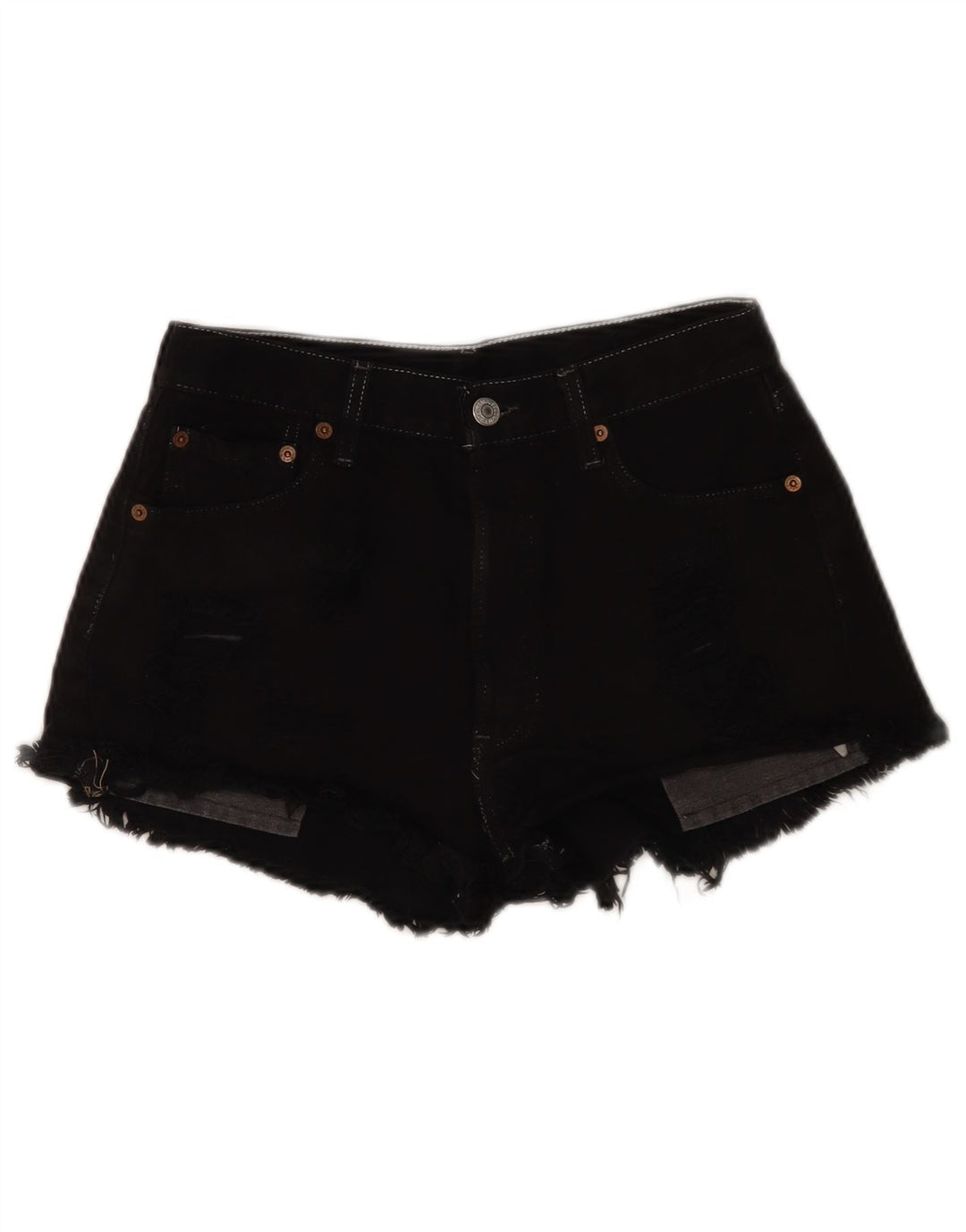Levi's denimshorts til kvinder W28 Medium Sort