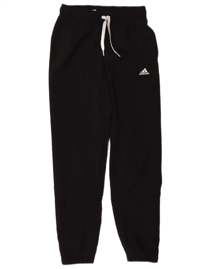 Adidas Drenge Træningsdragt Bukser Joggers 11-12 År Sort Polyester