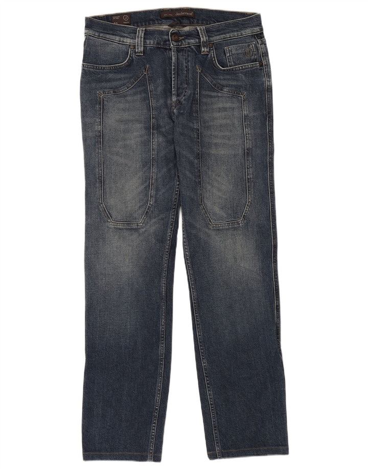 JECKERSON Womens Slim Jeans W32 L30 Blue Cotton