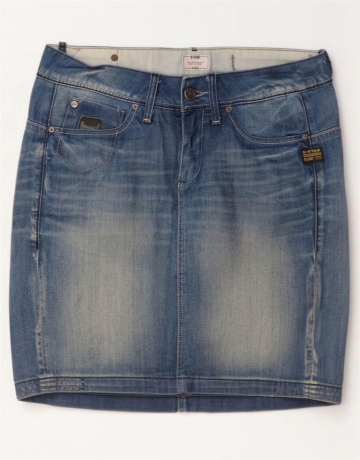 G-Star Dame Denim Nederdel W26 Lille Blå Bomuld