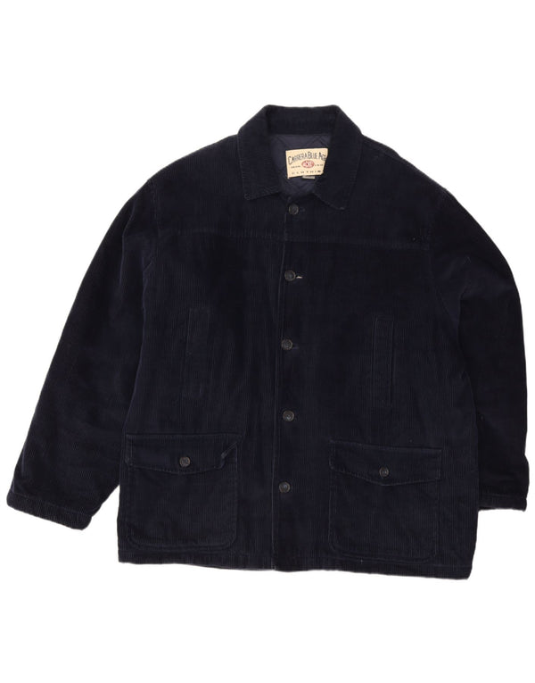 Carrera Herre Corduroy Jacket UK 44 2XL Navy Blue