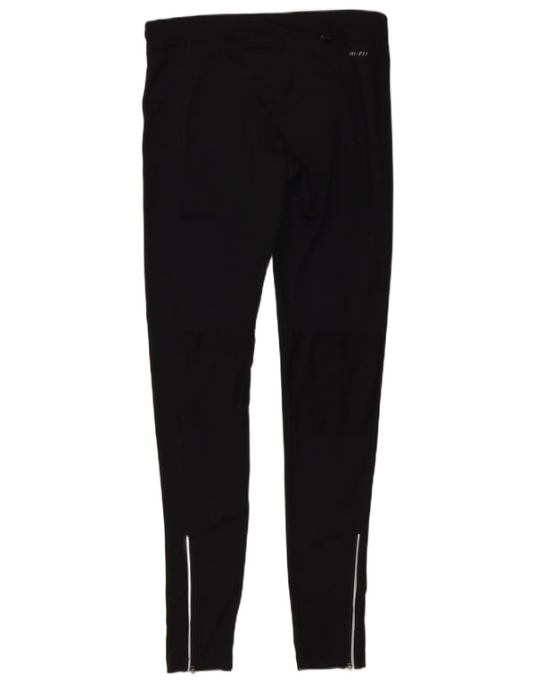 Nike Dame Dri Fit Leggings UK 10 Small Black