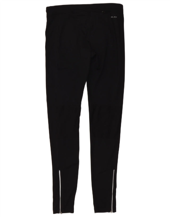 Nike Dame Dri Fit Leggings UK 10 Small Black