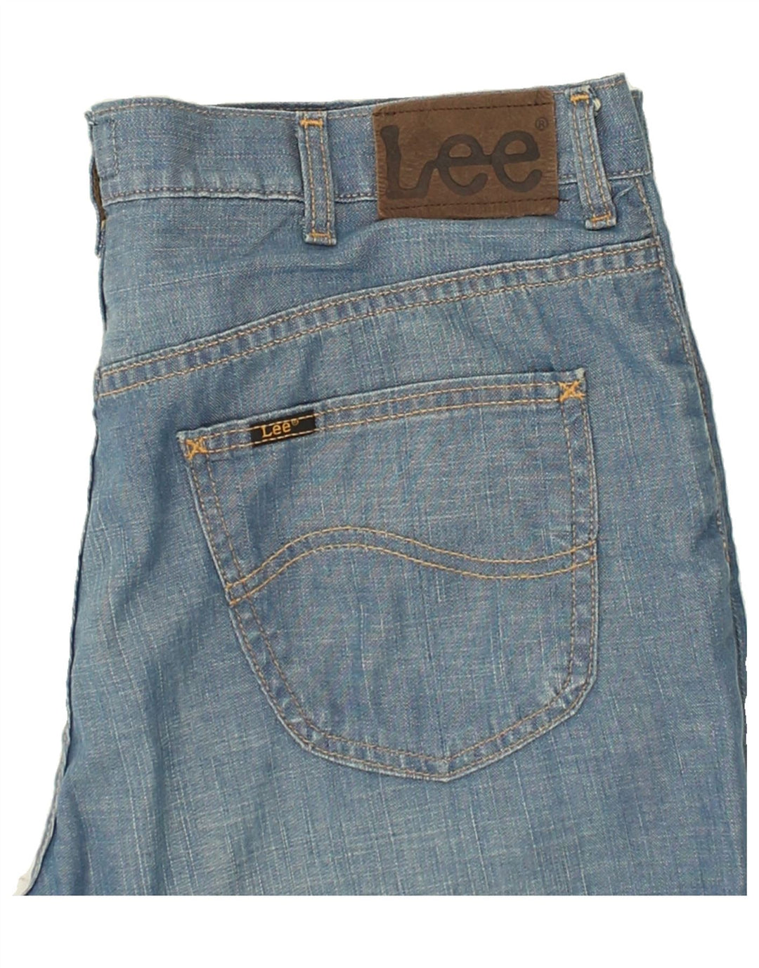 LEE Mens Brooklyn Straight Jeans W38 L25  Blue Cotton | Vintage Lee | Thrift | Second-Hand Lee | Used Clothing | Messina Hembry 