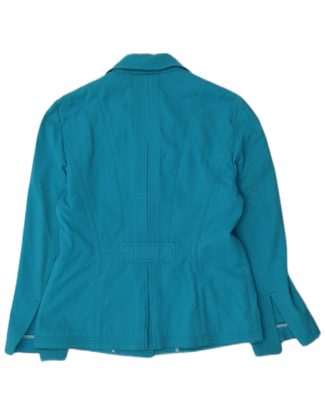 Karen Millen Dame 2-knaps blazerjakke UK 14 medium blå bomuld
