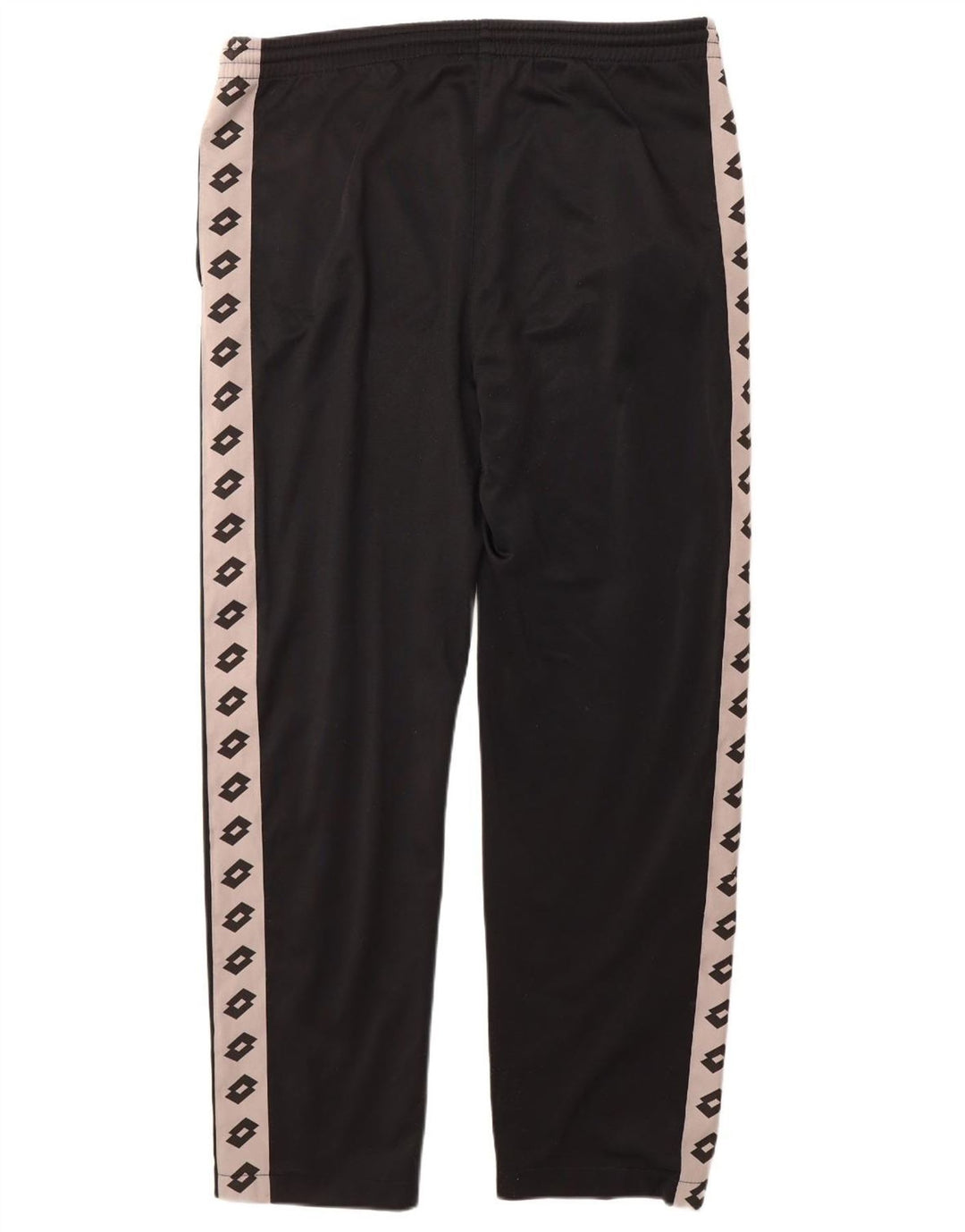 LOTTO Mens Graphic Tracksuit Trousers UK 36/38 Small  Black Polyester