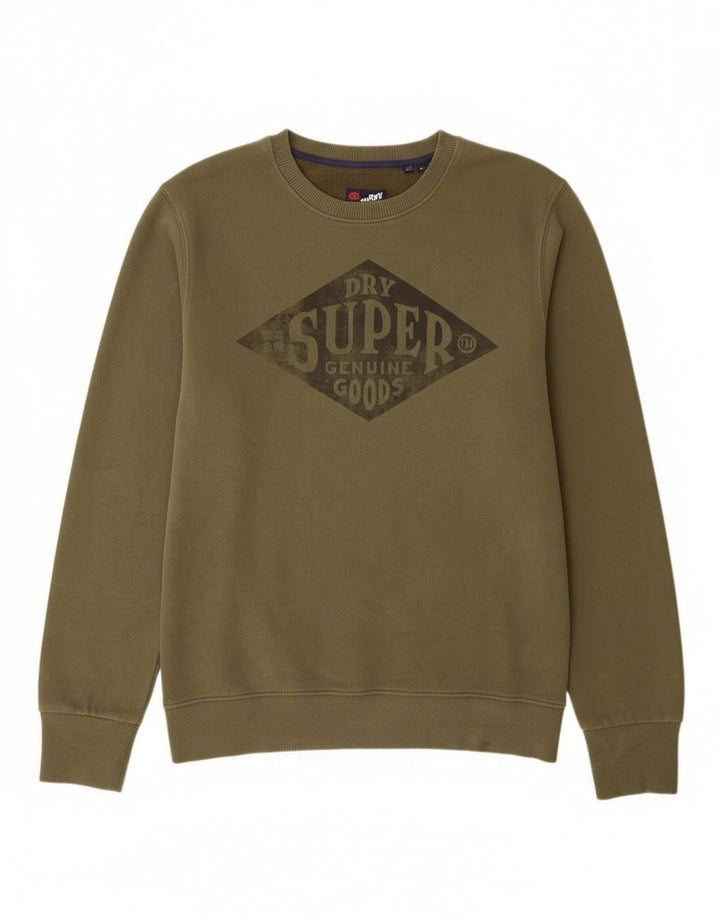 Superdry Grafisk Sweatshirt Jumper til mænd XL Khaki Bomuld