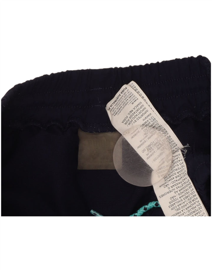 Puma Herre træningsdragt Bukser Large Navy Blue Colourblock Polyester