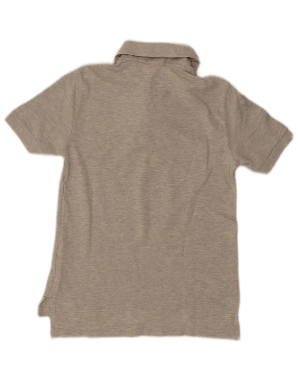 POLO RALPH LAUREN drenge poloskjorte 7-8 år lille grå flækket bomuld