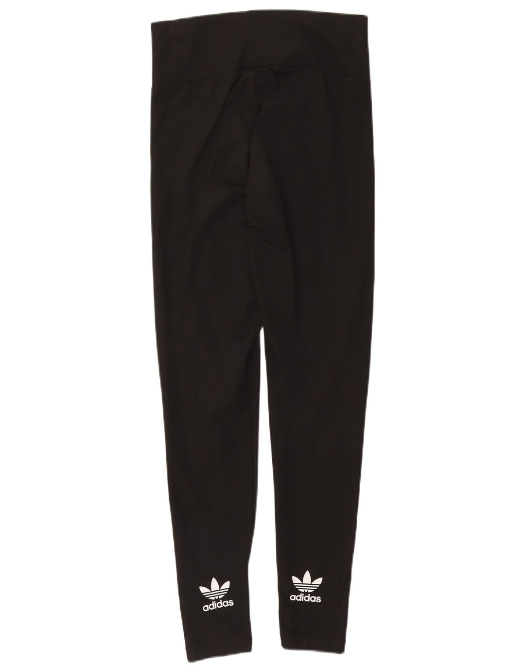 Adidas Dame Grafiske Leggings UK 14 Large Sort Polyester