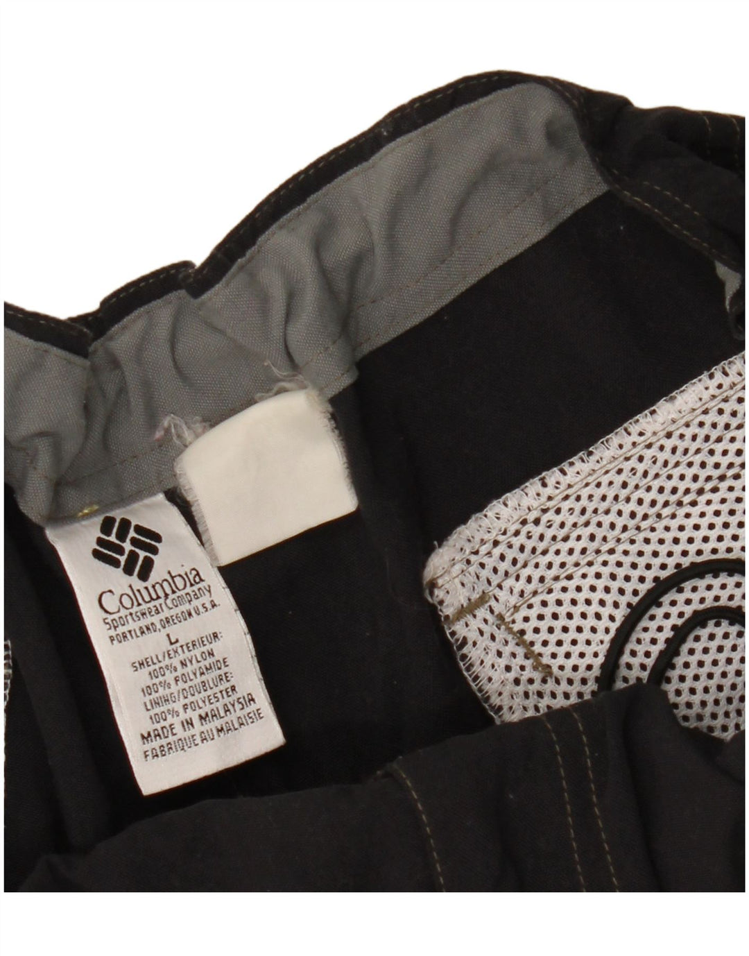 COLUMBIA Windbreaker bukser til mænd Stor sort nylon