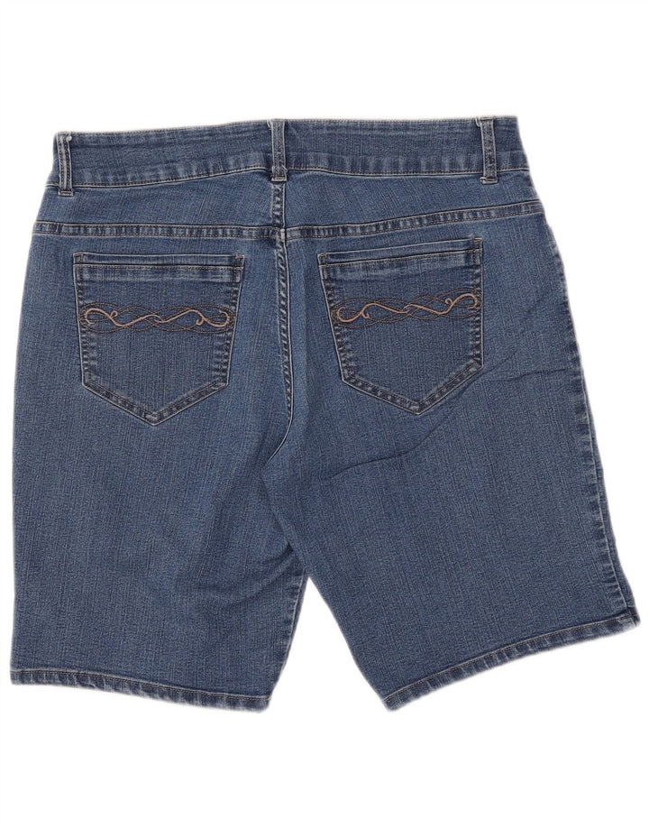 LEE Womens Riders Denim Shorts US 12 Large W32 Blue Cotton