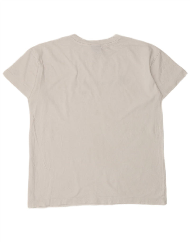 Champion Herre Grafisk T-Shirt Top Lille Hvid