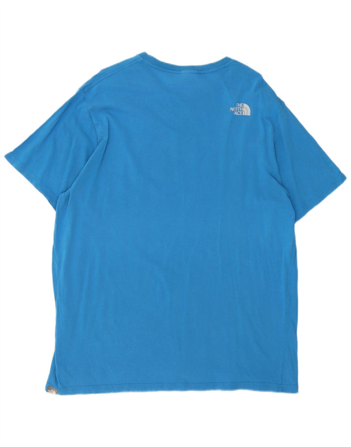 The North Face Herre Grafisk T-Shirt Top XL Blå