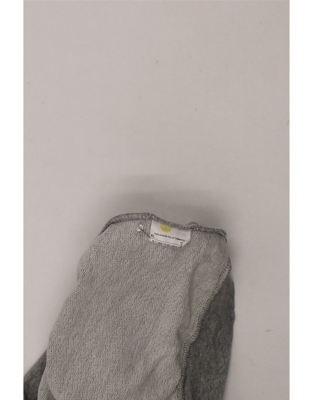 BENETTON Boys Graphic Sweatshirt Jumper 10-11 Years XL  Grey Vintage Benetton and Second-Hand Benetton from Messina Hembry 