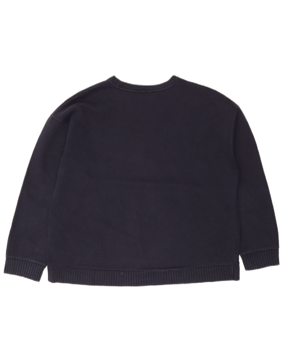 ZARA Oversized Sweatshirt Jumper UK 14 Medium Navy Blue