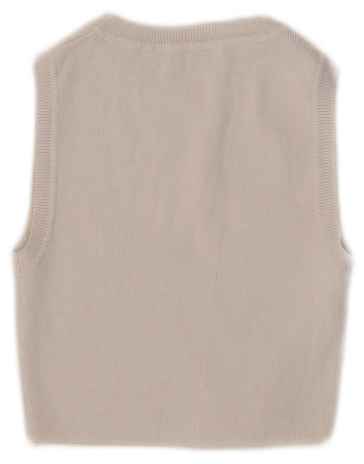 Zara Womens Crop Vest Top UK 8 Small White