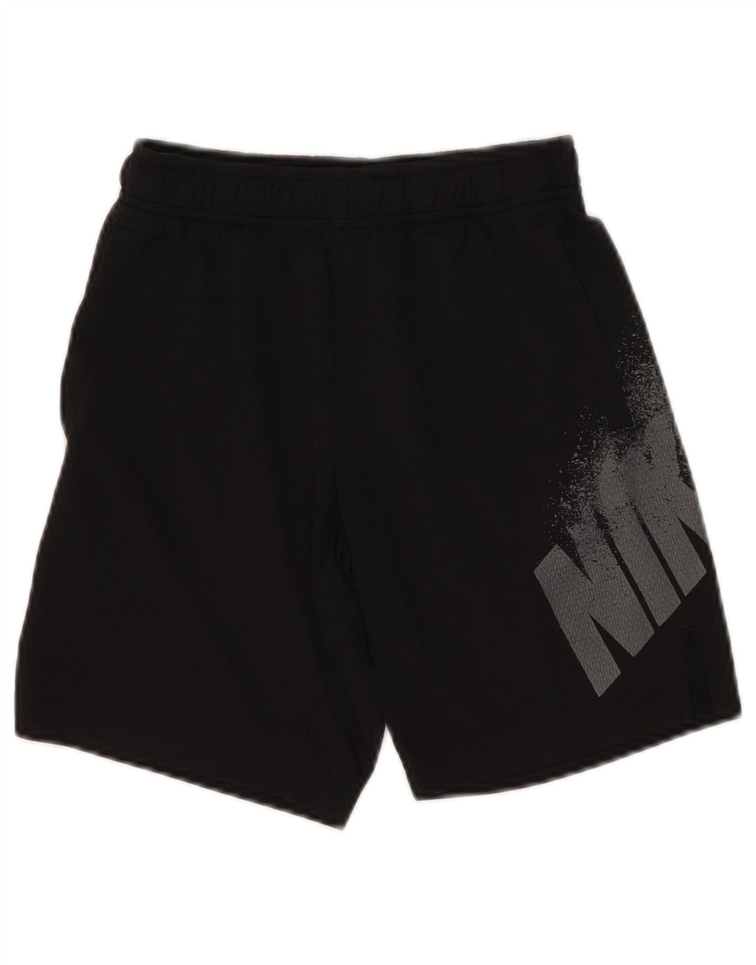 Nike drenge Dri Fit grafiske sportsshorts 8-9 år Lille sort polyester