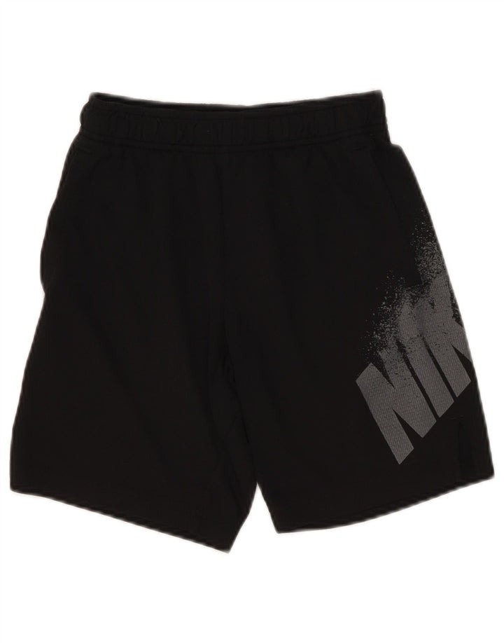 Nike drenge Dri Fit grafiske sportsshorts 8-9 år Lille sort polyester