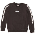 PUMA Graphic Sweatshirt Jumper UK 10 Small Black
